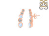 Moonstone & White Topaz Stud Earring RBM-RDE-1472.