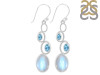 Moonstone & Blue Topaz Earring RBM-RDE-253.