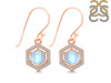 Moonstone & White Topaz Earring RBM-RDE-701.