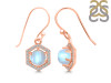 Moonstone & White Topaz Earring RBM-RDE-701.