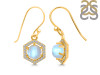 Moonstone & White Topaz Earring RBM-RDE-701.