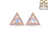 Moonstone & White Topaz Stud Earring RBM-RDE-848.