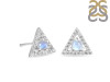 Moonstone & White Topaz Stud Earring RBM-RDE-848.