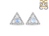 Moonstone & White Topaz Stud Earring RBM-RDE-848.