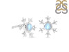 Moonstone & White Topaz Stud Earring RBM-RDE-854.