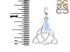 Moonstone Triquetra Pendant RBM-RDN-161.