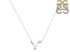 Pisces Zodiac Star Constellation Moonstone & White Topaz Necklace RBM-RDN-387.
