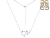 Scorpio Zodiac Star Constellation Moonstone & White Topaz Necklace RBM-RDN-495.