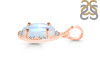Moonstone & White Topaz Pendant RBM-RDP-1147-ROSECUT.