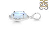 Moonstone & White Topaz Pendant RBM-RDP-1147-ROSECUT.