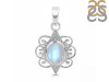 Moonstone & White Topaz Pendant RBM-RDP-334.