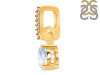 Moonstone & White Topaz Pendant RBM-RDP-549-CZ-LOOP.