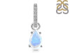 Moonstone & White Topaz Pendant RBM-RDP-550-CZ-LOOP.