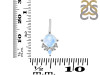Moonstone & White Topaz Pendant RBM-RDP-729.