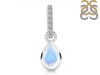 Moonstone & White Topaz Pendant RBM-RDP-779-CZ-LOOP.