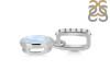 Moonstone & White Topaz Pendant RBM-RDP-780-CZ-LOOP.