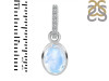 Moonstone & White Topaz Pendant RBM-RDP-792-CZ-LOOP.