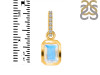 Moonstone & White Topaz Pendant RBM-RDP-954-CZ-LOOP.