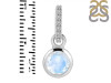 Moonstone & White Topaz Pendant RBM-RDP-958-CZ-LOOP.