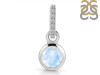Moonstone & White Topaz Pendant RBM-RDP-958-CZ-LOOP.
