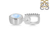 Moonstone & White Topaz Pendant RBM-RDP-958-CZ-LOOP.