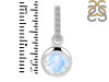 Moonstone & White Topaz Pendant RBM-RDP-959-CZ-LOOP.