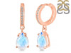 Moonstone & White Topaz Earring RBM-RDE-1223.