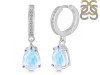 Moonstone & White Topaz Earring RBM-RDE-1223.
