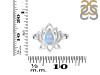 Moonstone Lotus Ring RBM-RDR-1369.