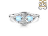 Moonstone & White Topaz Ring RBM-RDR-1557.