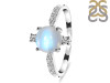 Moonstone & White Topaz Ring RBM-RDR-1621.