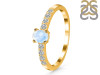 Moonstone & White Topaz Ring RBM-RDR-2538.