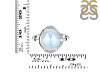 Moonstone & White Topaz Ring RBM-RDR-2558-ROSECUT.