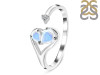 Moonstone & White Topaz Ring RBM-RDR-2675.