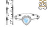 Moonstone & White Topaz Ring RBM-RDR-2750.