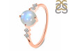 Moonstone & White Topaz Ring RBM-RDR-3191.
