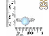 Moonstone & White Topaz Ring RBM-RDR-3193.