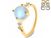 Moonstone & White Topaz Ring RBM-RDR-3193.