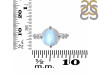 Moonstone & White Topaz Ring RBM-RDR-3194.