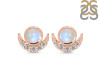 Moonstone & White Topaz Stud Earring RBM-RE-4.