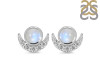Moonstone & White Topaz Stud Earring RBM-RE-4.