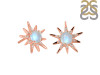 Moonstone & White Topaz Stud Earring RBM-RE-50.
