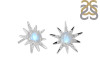 Moonstone & White Topaz Stud Earring RBM-RE-50.