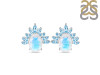 Moonstone & Blue Topaz Stud Earring RBM-RE-71-BTZ.