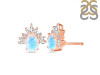 Moonstone & White Topaz Stud Earring RBM-RE-71.