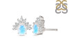 Moonstone & White Topaz Stud Earring RBM-RE-71.