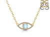 Moonstone & White Topaz Necklace RBM-RN-1.