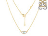 Moonstone & White Topaz Necklace RBM-RN-1.