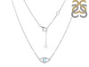 Moonstone & White Topaz Necklace RBM-RN-1.