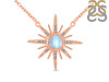 Moonstone & White Topaz Necklace RBM-RN-18.